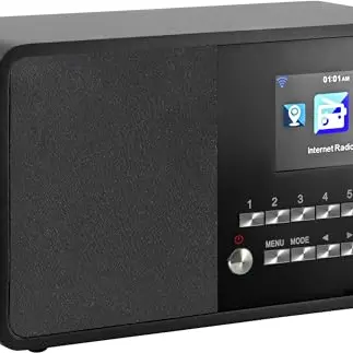 Imperial i110 Internetradio mit TFT Farbdisplay und WLAN, schwarz