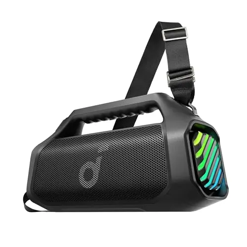 Soundcore Boom 2 Pro Outdoor Bluetooth-Lautsprecher, 140 W, IP68, 20h Akku, Schnellladung, RGB, Powerbank, IP68 Staub- und Wasserdicht