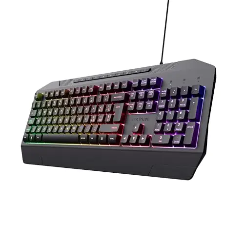 Trust Gaming GXT 836 Evocx Gaming Tastatur QWERTY