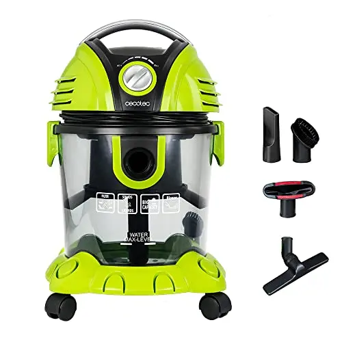 Cecotec Beutelloser Nass- und Trockensauger Wet&Dry, 1400 W, 15 Liter, mit HEPA-Filter und 5 Zubehörteilen