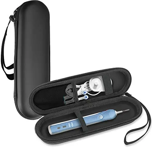 ProCase Elektrische Zahnbürstétui für Oral B, Philips Sonicare - Reiseetui, schwarz