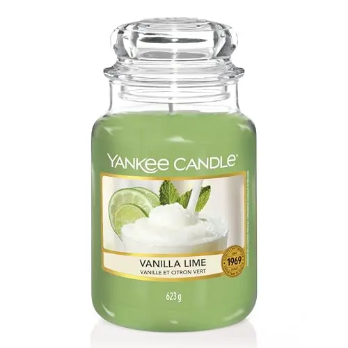 Yankee Candle Duftkerze Vanilla Lime | Brenndauer bis 150 Stunden | Perfekte Geschenke für Frauen