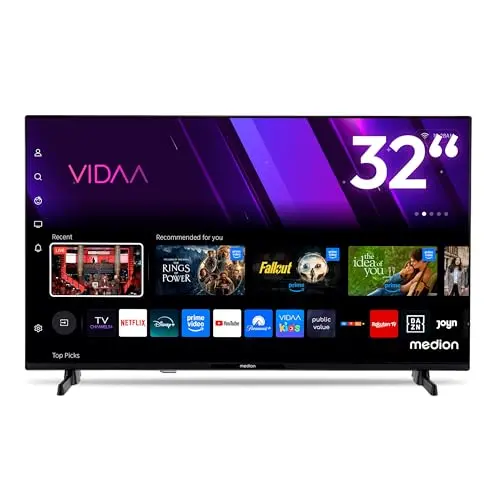 MEDION 32 Zoll Full HD Fernseher mit Smart-TV, Netflix, Prime Video und mehr
