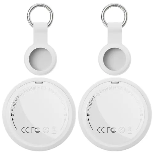 GPS Tracker 2er Pack – Wasserdichter Bluetooth-Schlüsselfinder für Geldbörse, Gepäck & mehr, iOS kompatibel