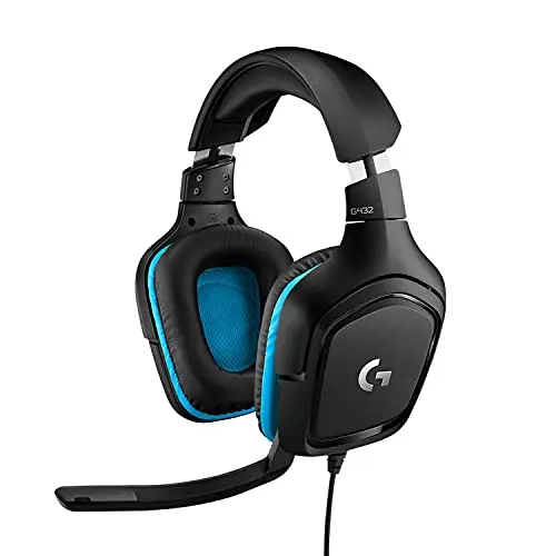 Logitech G432 Gaming-Headset, 7.1 Surround Sound, mit Mikrofon, für PC/Mac/Xbox One/PS4/Nintendo Switch - Schwarz