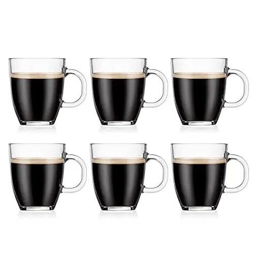 Bodum 11239-10-2 Bistro Tassen, 0,35 L, 6 Stück