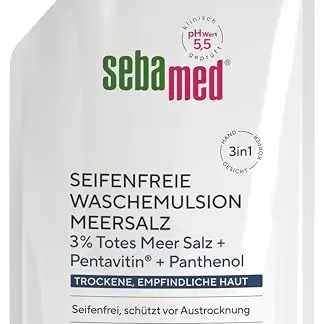 SEBAMED seifenfreie Waschemulsion Meersalz, Nachfüllbeutel, 400 ml