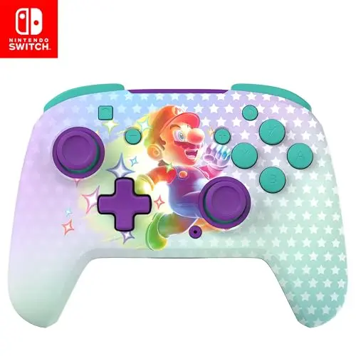 Turtle Beach Rematch Wireless Controller für Nintendo Switch – leuchtet im Dunkeln, aufladbare Batterie, offiziell lizenziert