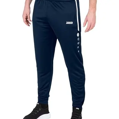 JAKO Herren Trainingshose Active I Sporthose lang mit elastischem Bund und Seitentaschen