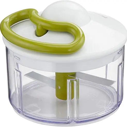 Tefal Zerkleinerer K13304 | Handbetrieben | 500 ml | Für Gemüse, Obst und Nüsse | Weiß/Grün
