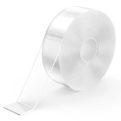 kinkaivy 5m Doppelseitiges Klebeband Extra Stark Transparent, 3cm