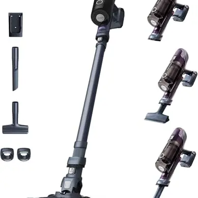 Rowenta X-Pert 6.60 Essential Akkustaubsauger, kabellos, beutellos, 45 Min Laufzeit, inklusive Zubehör, violett/schwarz