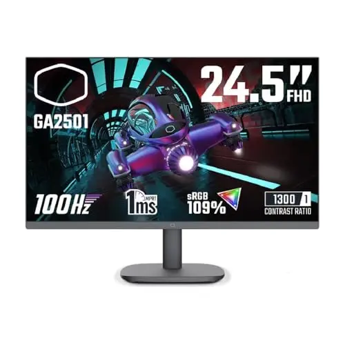 CoolerMaster Gaming Monitor 24.5" Full HD 1920 x 1080 Schwarz