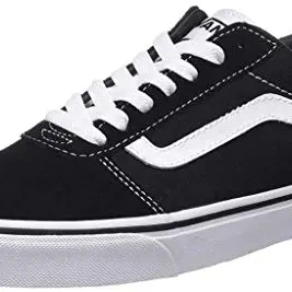 Vans Herren Ward Sneaker Schwarz/Weiß, 45 EU