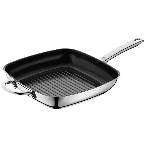 WMF Durado Grillpfanne 28x28 cm, Steakpfanne Induktion, beschichtet, backofenfest