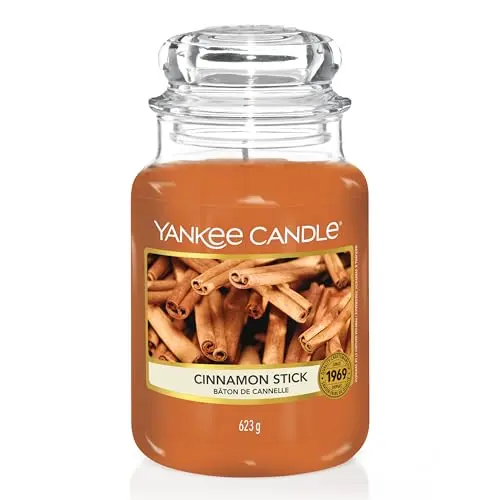 Yankee Candle Duftkerze Cinnamon Stick (groß) | Lange Brenndauer bis 150 Stunden | Perfekt als Geschenk für Frauen