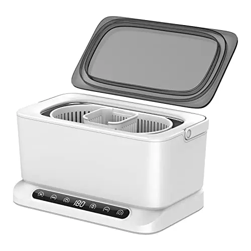 SWAREY 800ML Ultraschallreiniger mit 4 Reinigungsmodi für Schmuck, Brillen, Uhren und mehr
