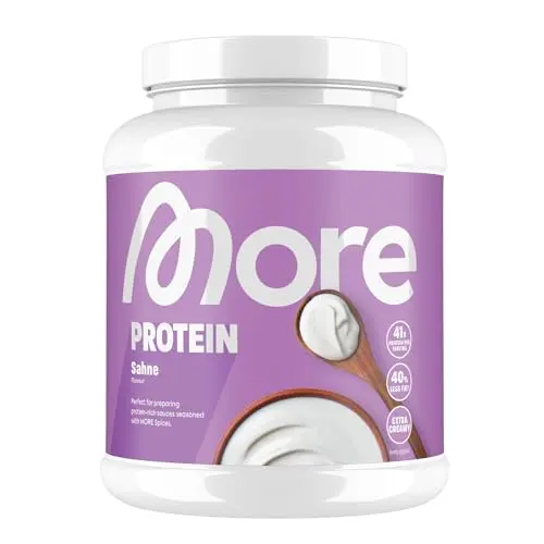 MORE Protein, 600 g, Whey und Casein Mix für Muskelaufbau - made in Germany, ideal zum Kochen & Backen