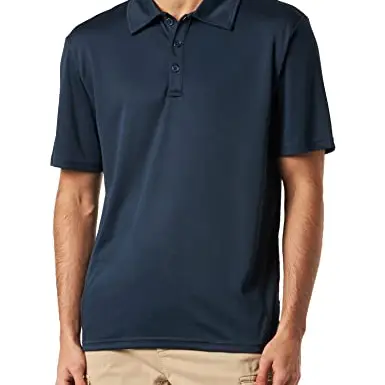 MEETYOO Herren Polo Shirt, Marine, L