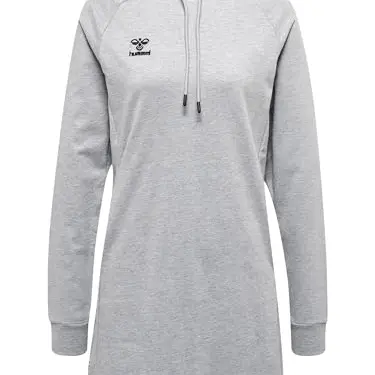 hummel Damen Hmlmove Grid Sweatdress, Grau Melange, S