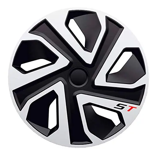 J-Tec Radzierblenden Satz 16 Zoll Silber/Schwarz