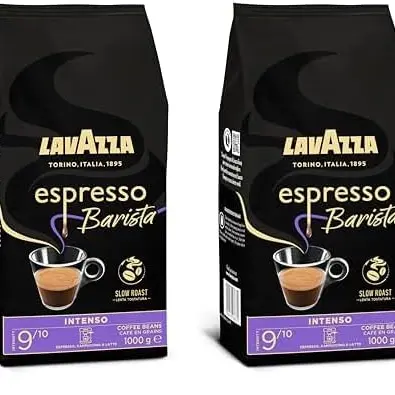 Lavazza Espresso Barista Intenso, 1 kg, mit Arabica & Robusta, Kakao- und Holzaromen, mittlere Röstung, Intensität 9/10