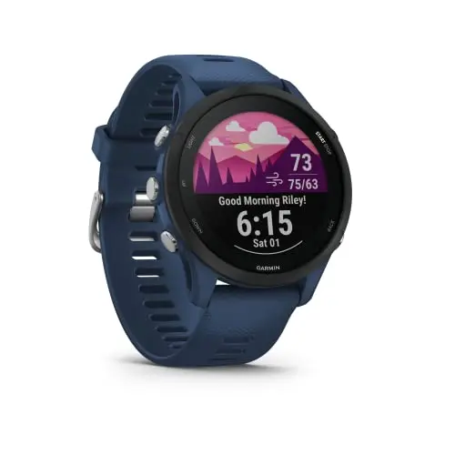 Garmin Forerunner 255 GPS-Laufuhr, Dunkelblau/Schwarz, One Size