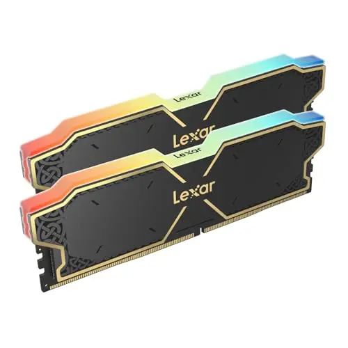 Lexar RGB DDR5 RAM 32GB (2x16GB) 6000 MHz, Hochleistungs Gaming-Speicher, unterstützt Intel XMP 3.0/AMD Expo