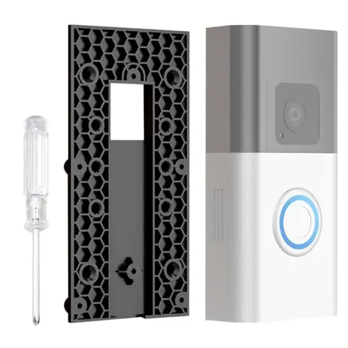 Selbsthaftende Türglocken Halterung ohne Bohren für Video Doorbell 3/3 Plus/4, Pro und Battery Plus
