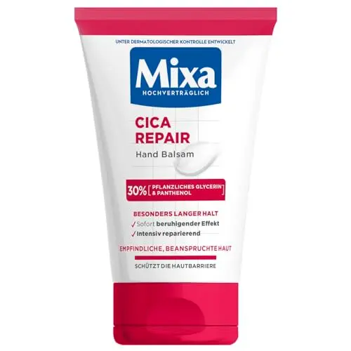 Mixa Cica Repair Handbalsam, feuchtigkeitsspendende Handcreme, 50 ml