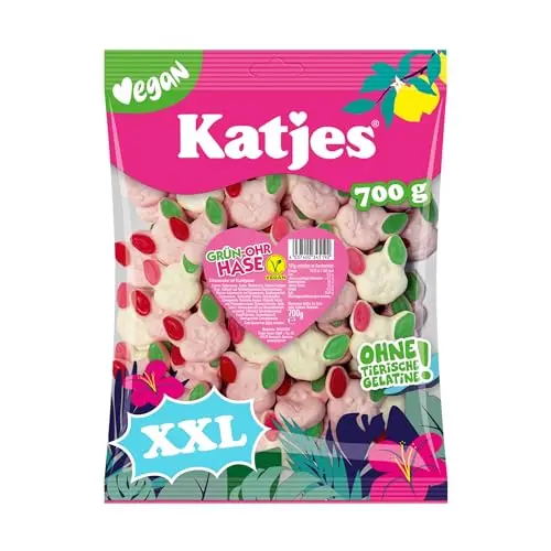 Katjes Grün-Ohr Hase Vegan Großpackung – 700g