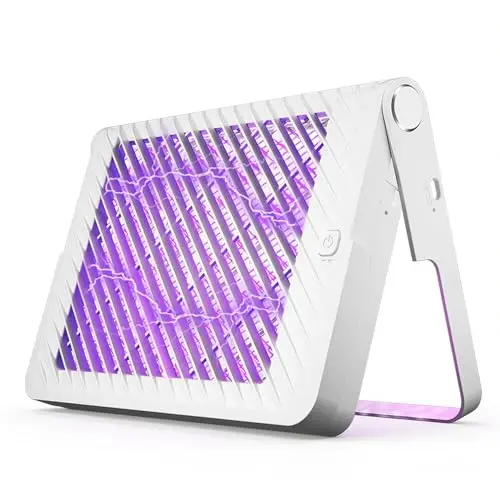 Elektrischer Insektenvernichter & Moskito Killer mit UV-Lampe, Akku 1200mAh, für Innen & Außen, 30m²