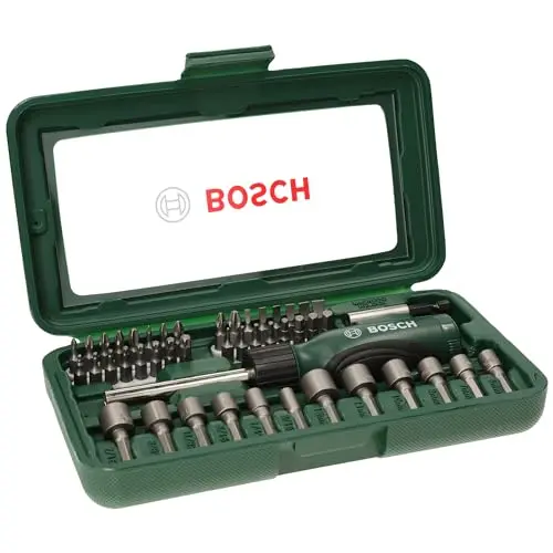 Bosch 46-tlg. Schrauberbit- und Steckschlüsselsatz