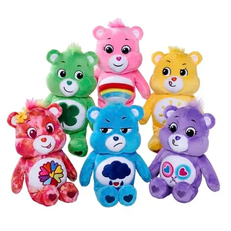Care Bears Plüschtier Herzbärchen, 23 cm, zufällige Farbwahl, ab 0 Monaten