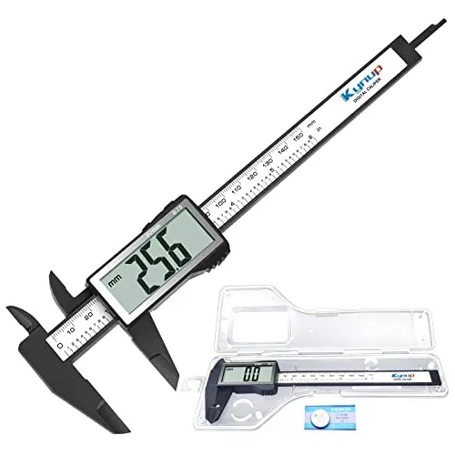 Kynup Digitaler Messschieber mit Großem LCD, 150mm, Millimeter/Zoll, Leicht, Präzises Messwerkzeug