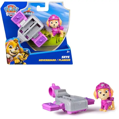 PAW PATROL Skye Action Pup mit Mini-Rettungsflugzeug - Spielzeug für Kinder ab 3 Jahren