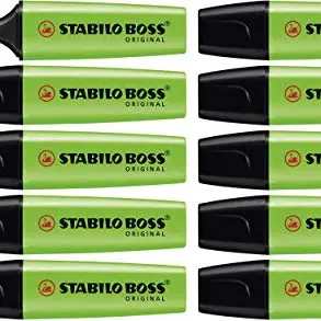 STABILO BOSS ORIGINAL Textmarker 10er Pack - grün