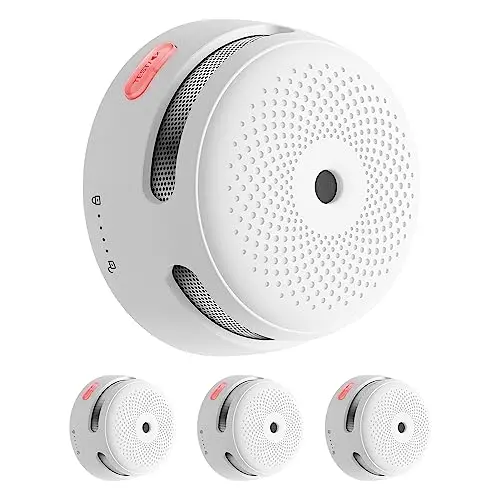 X-Sense Smart Rauchmelder XS01-M, WLAN-fähig, vernetzter Mini-Rauch- und Feuermelder, 3 Stück