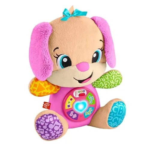 Fisher-Price Musikalischer Lernspaß Hundefreundin - Plüschspielzeug für Babys ab 6 Monaten