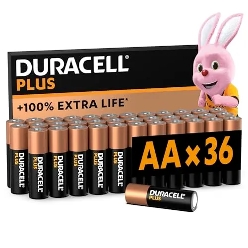 Duracell Plus AA Batterien, 36 Stück, langlebige Energie für Haushalt und Büro