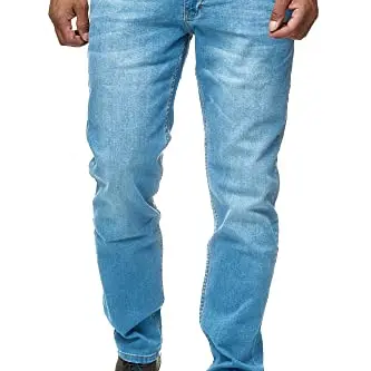 JEEL Herren-Jeans - Regular Fit - Stretch Jeans in Hellblau 33W / 36L