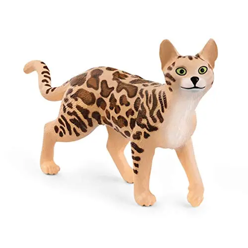 SCHLEICH Bengal Katze, für Kinder ab 3 Jahren - Farm World Spielfigur