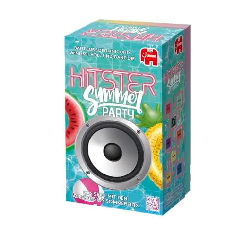 Hitster Summer Party - Party- und Kartenspiel für Erwachsene und Familien, 2 bis 10 Spieler, Deutsch