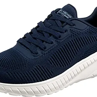 Skechers Damen Bobs Squad Chaos Sportschuhe, Marineblau, Größe 37.5 EU