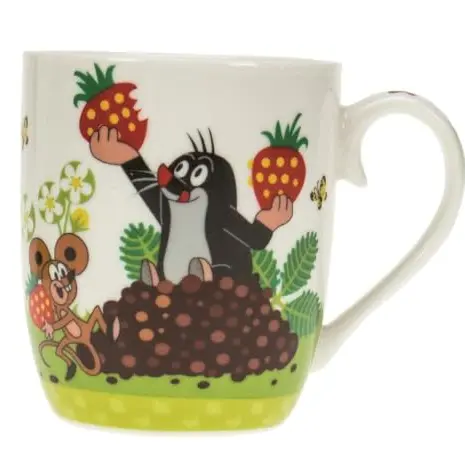 Trötsch Der kleine Maulwurf Kindertasse Erdbeere – Kaffeetasse, Teetasse, Geschenkidee