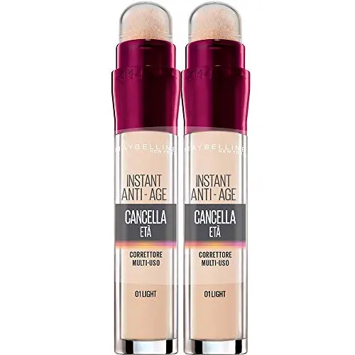 Maybelline New York Korrekturflüssigkeit Il Canceller mit Goji-Beeren & Haloxyl, deckt Augenringe & Fältchen, 2 Stück
