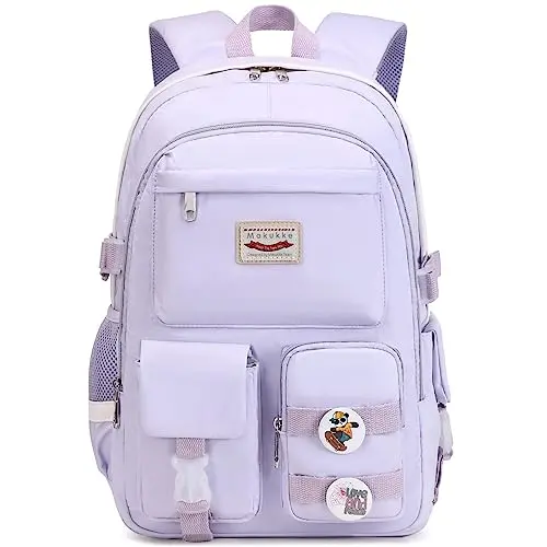 Makukke Damen Rucksack – Schulrucksack, Daypack, Anti-Diebstahl, für Universität, Reisen und Freizeit
