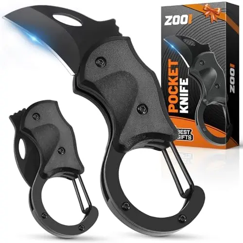 ZOOI Messer & Multitool – Geschenk für Männer, Vatertag, Geburtstag, Outdoor, Klappmesser mit Anhänger