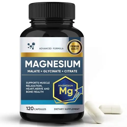 Hochdosierte Magnesium Kapseln 120 Stück - Bisglycinat für optimale Aufnahme