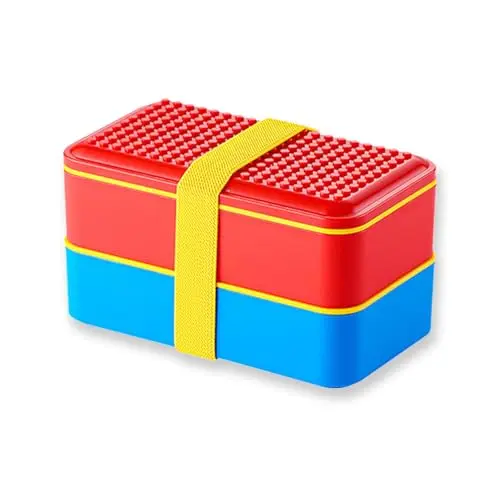 alouweekuky Brotzeitbox für Kinder - Doppellagige, auslaufsichere Lunchbox für Schule und Picknick